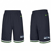 Men's Seattle Seahawks Navy NFL Shorts,baseball caps,new era cap wholesale,wholesale hats